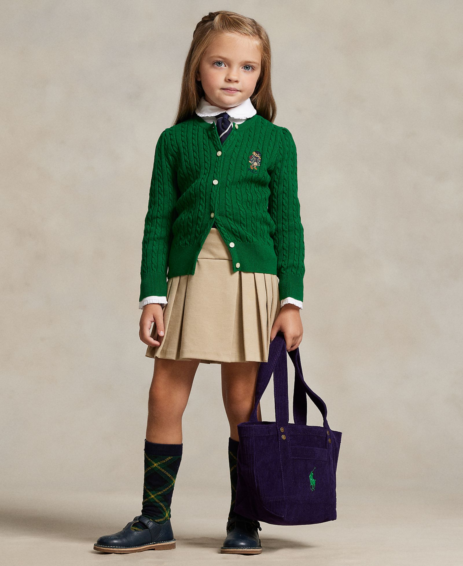Детская юбка-шорты Polo Ralph Lauren Girls' 2T-6X Pleated Ponte