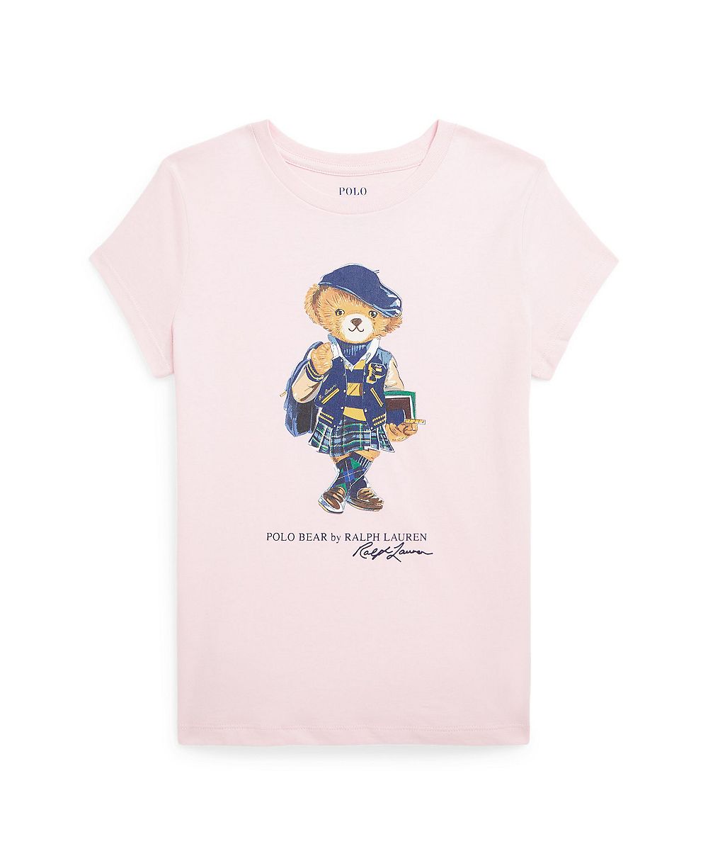 Детская футболка Polo Ralph Lauren Big Girls Polo Bear Cotton Jersey