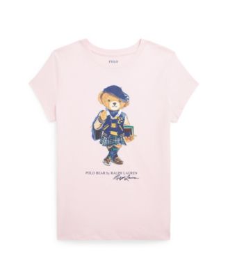 Детская футболка Polo Ralph Lauren Big Girls Polo Bear Cotton Jersey