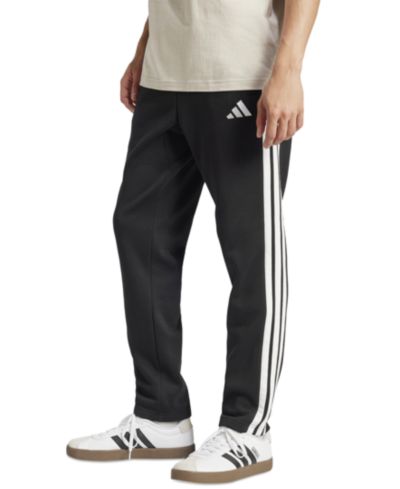 adidas Мужские спортивные брюки Essentials 3-Stripes Regular Open Hem Fleece