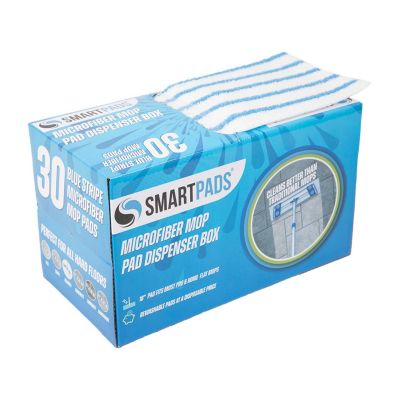 Сменные микрофибровые насадки для швабры Arkwright Home Smart Pads, 18", 30 шт.