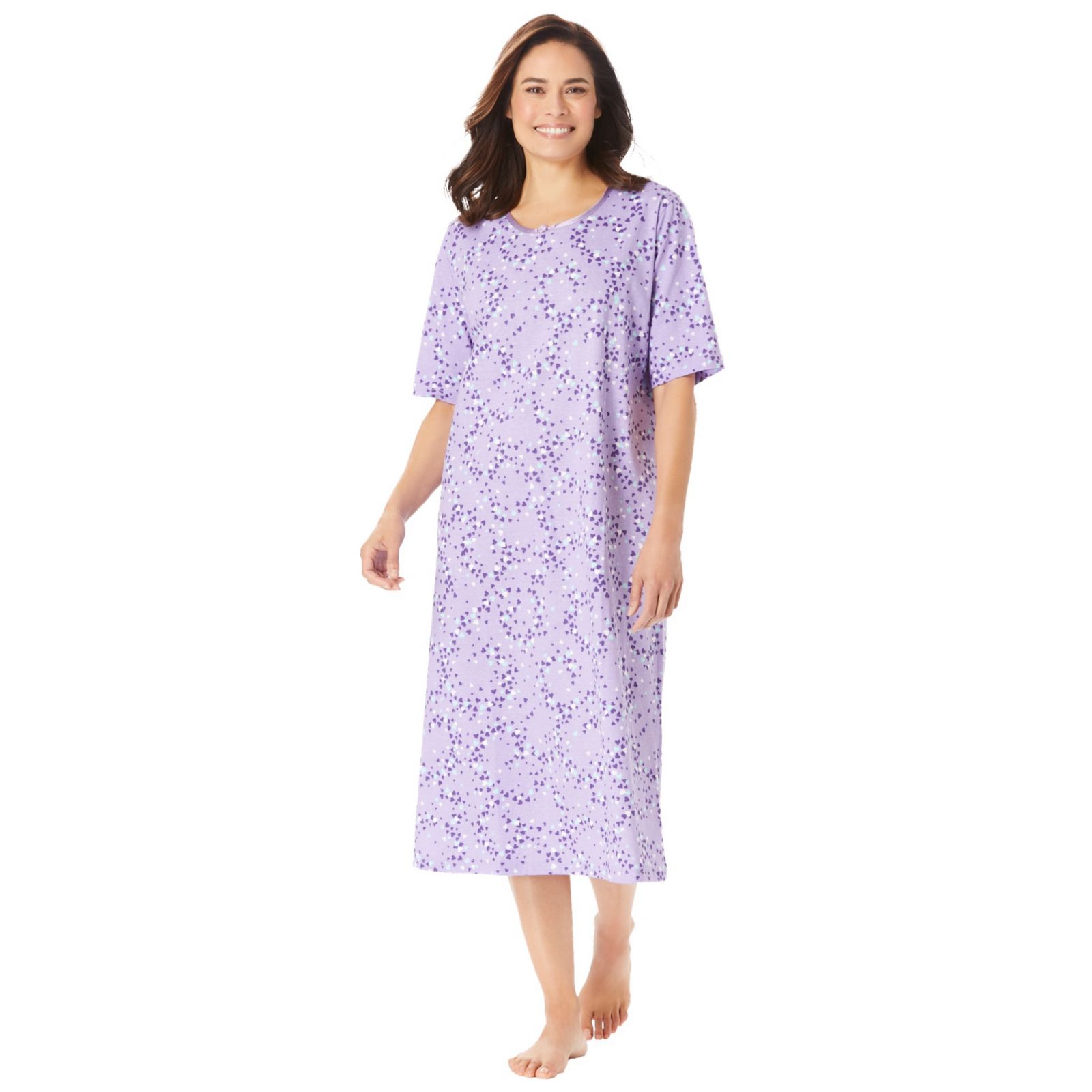 Dreams & Co. Women's Dreams and Co. Long Tagless Sleepshirt