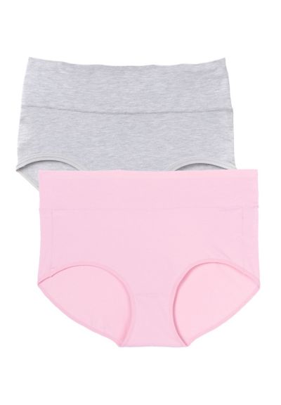 Комплект трусиков Comfort Choice Women's Cotton Spandex с комфортной талией, 2 шт.