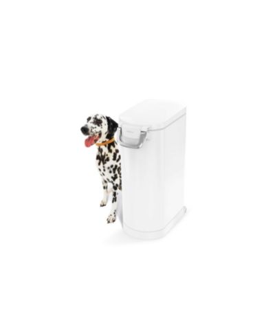 Контейнер для корма домашних животных Simplehuman X-Large, белый из нержавеющей стали