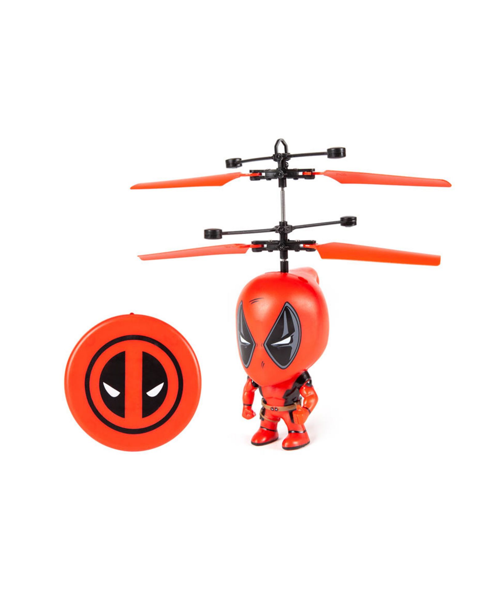World Tech Toys Marvel фигурка Deadpool Flying Figure IR Helicopter 3.5 Inch