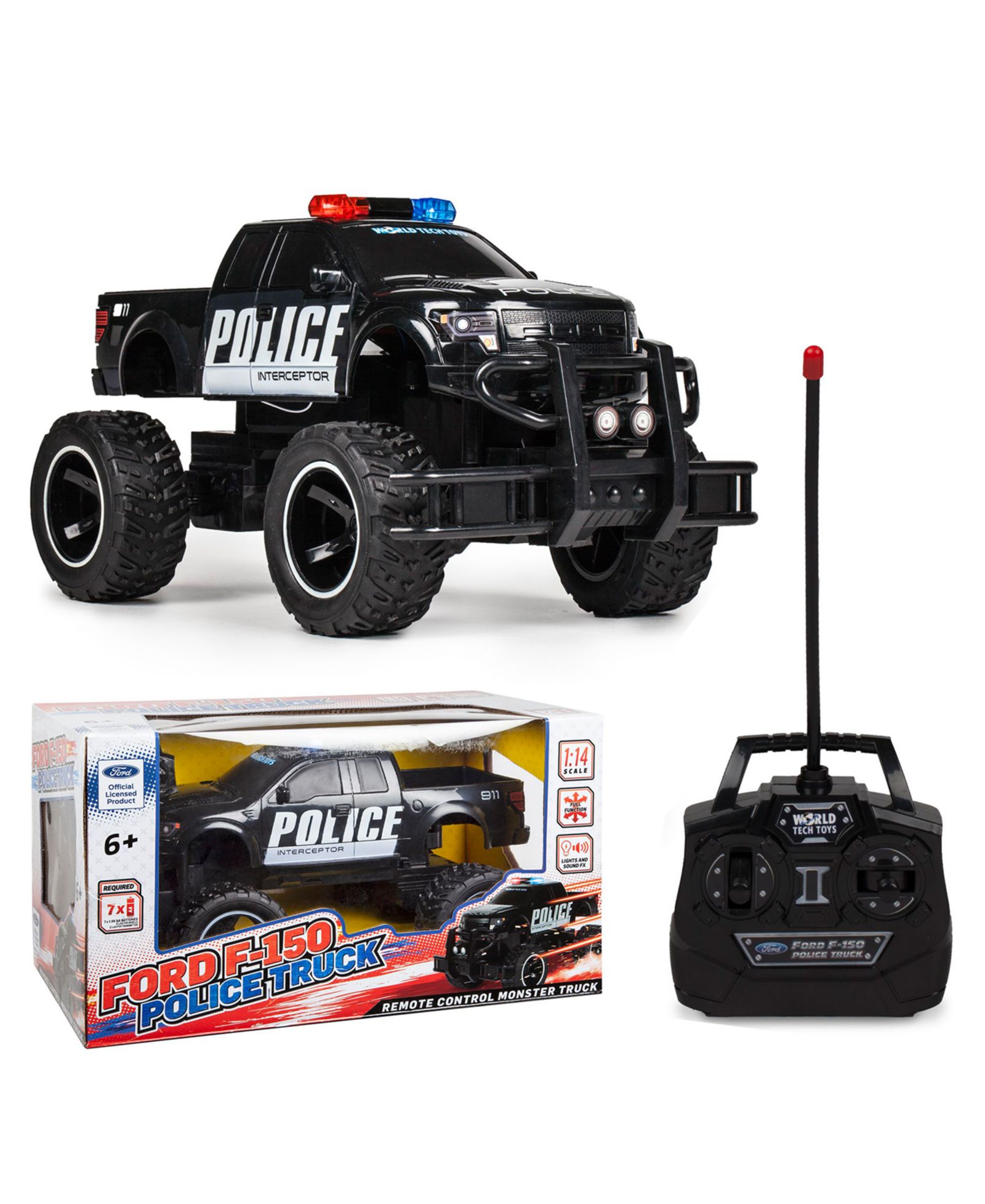 World Tech Toys 1:14 Scale Ford F-150 SVT Raptor Full-Function Radio Control RC Truck