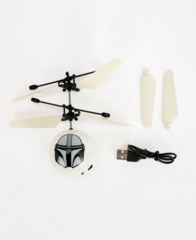 World Tech Toys Star Wars The Mandalorian Mando Hand-Controlled UFO Ball Helicopter