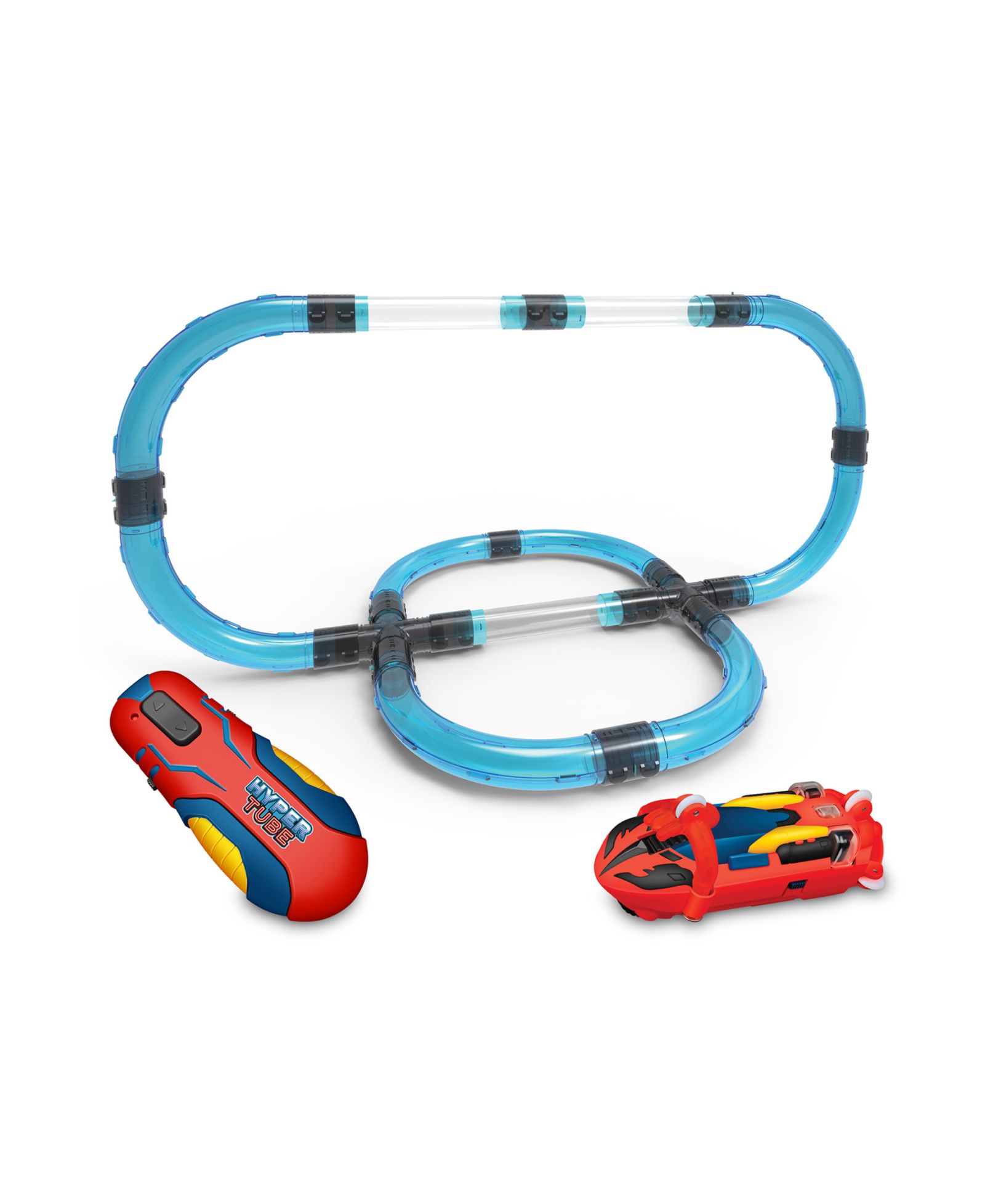 World Tech Toys набор для гонок на радиоуправляемых трубках Hypertube, 65 предметов