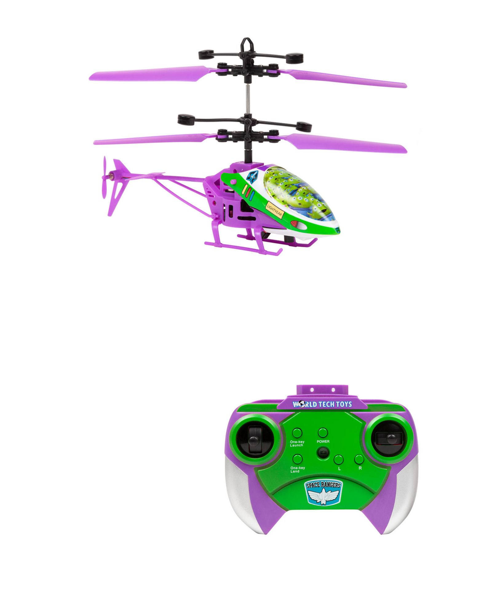 Вертолет World Tech Toys Disney Pixar Toy Story Buzz Lightyear 2CH IR