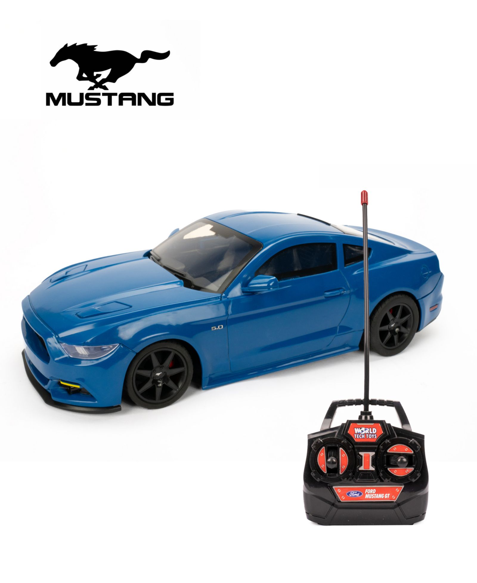 Радиоуправляемая машинка World Tech Toys 1:14 Ford Mustang GT Electric Full Function RC Car