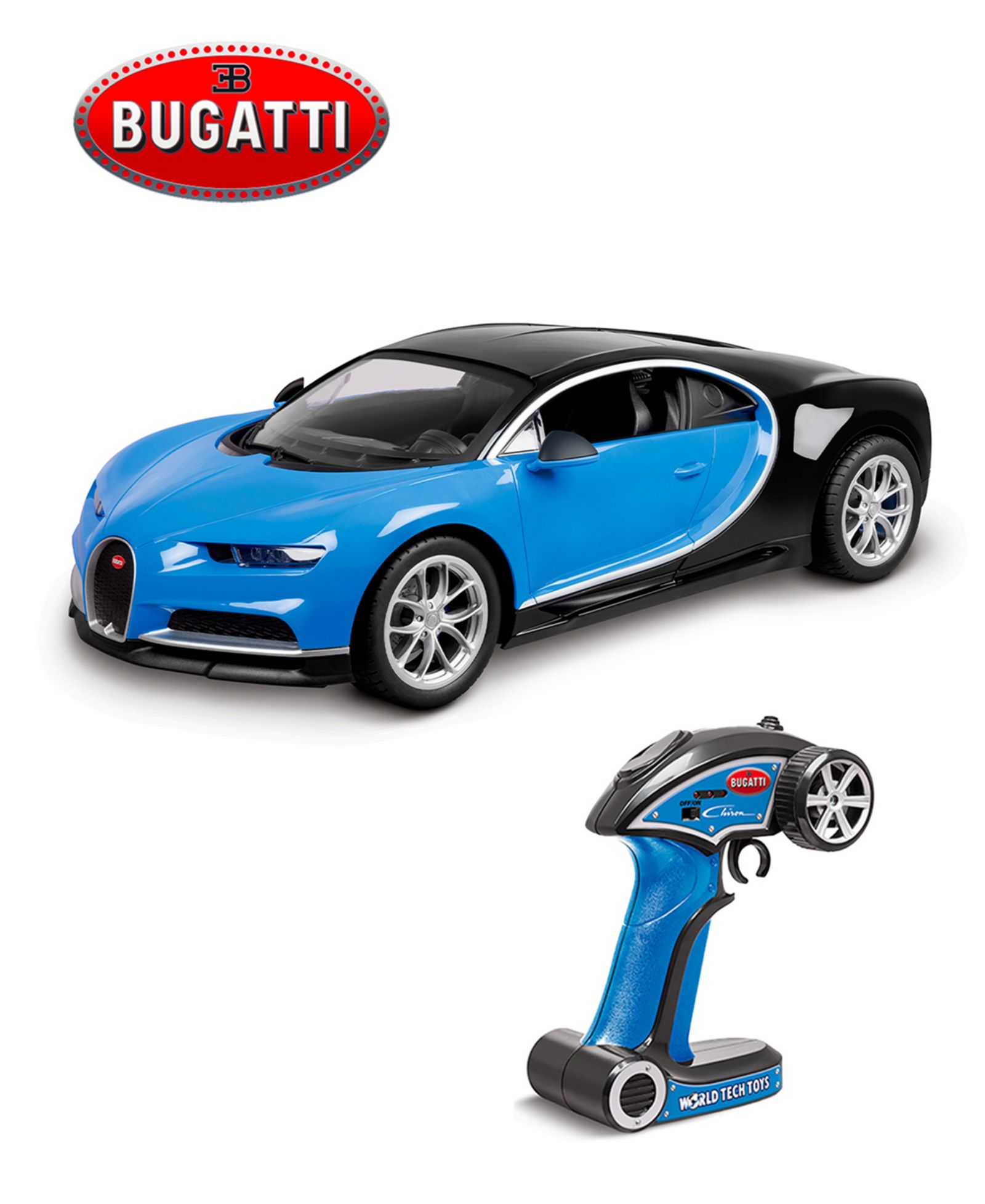 World Tech Toys Bugatti Chiron 1:10 RTR электрическая радиоуправляемая машина, 2.4Ghz