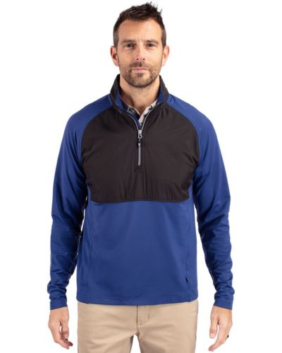 Мужская куртка Cutter & Buck Adapt Eco Knit Hybrid Recycled Quarter Zip
