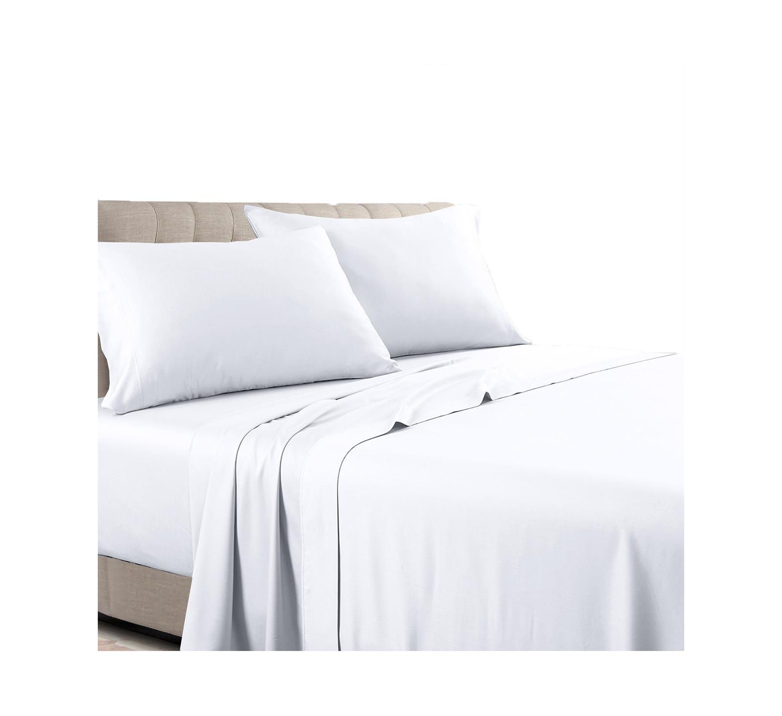 Egyptian Linens Low Profile (7-10 Inches) Sheet Set 100% Cotton Sateen USA, Twin XL