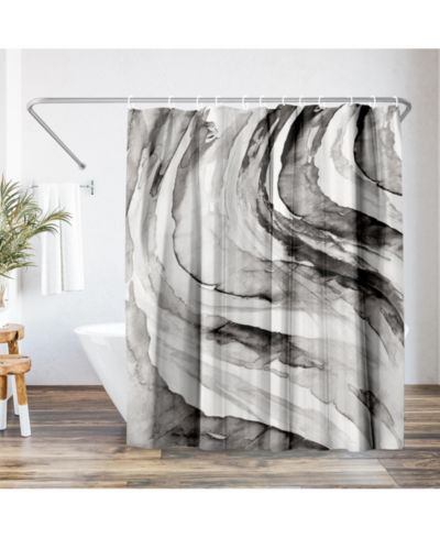 Штора для душа Americanflat Abstract Gulf от PI Creative Art
