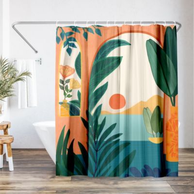 Штора для душа 71x74 Coastal Ocean View by Modern Tropical