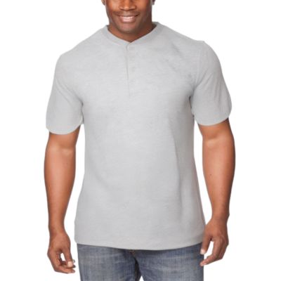 Мужская футболка KingSize Men's Shrink-Less Lightweight Henley
