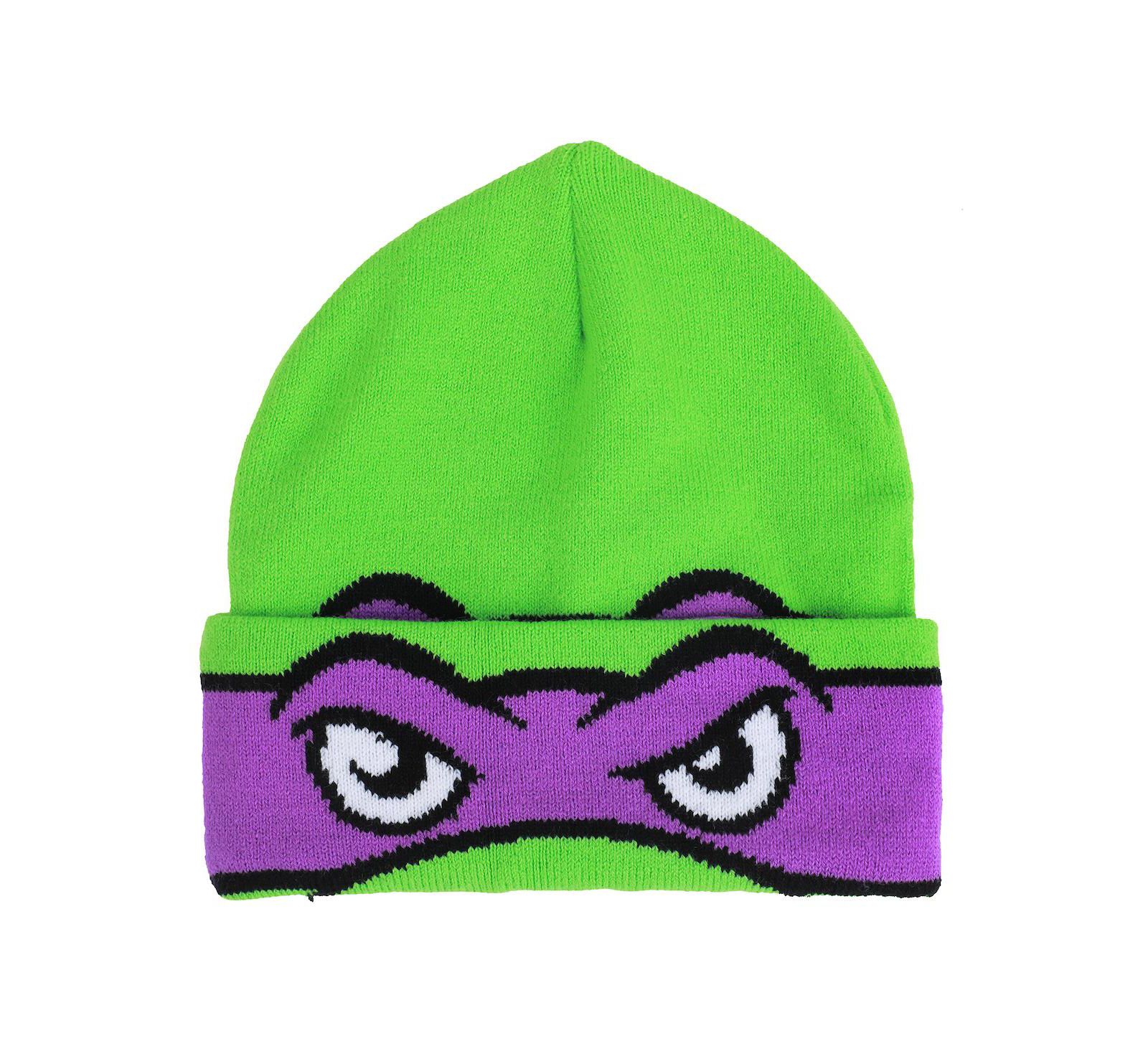 Мужская шапка Teenage Mutant Ninja Turtles TMNT Rolldown Donny Green Mesh Beanie