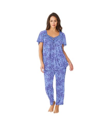 Женский шелковый пижамный комплект Only Necessities 2-Piece PJ Set