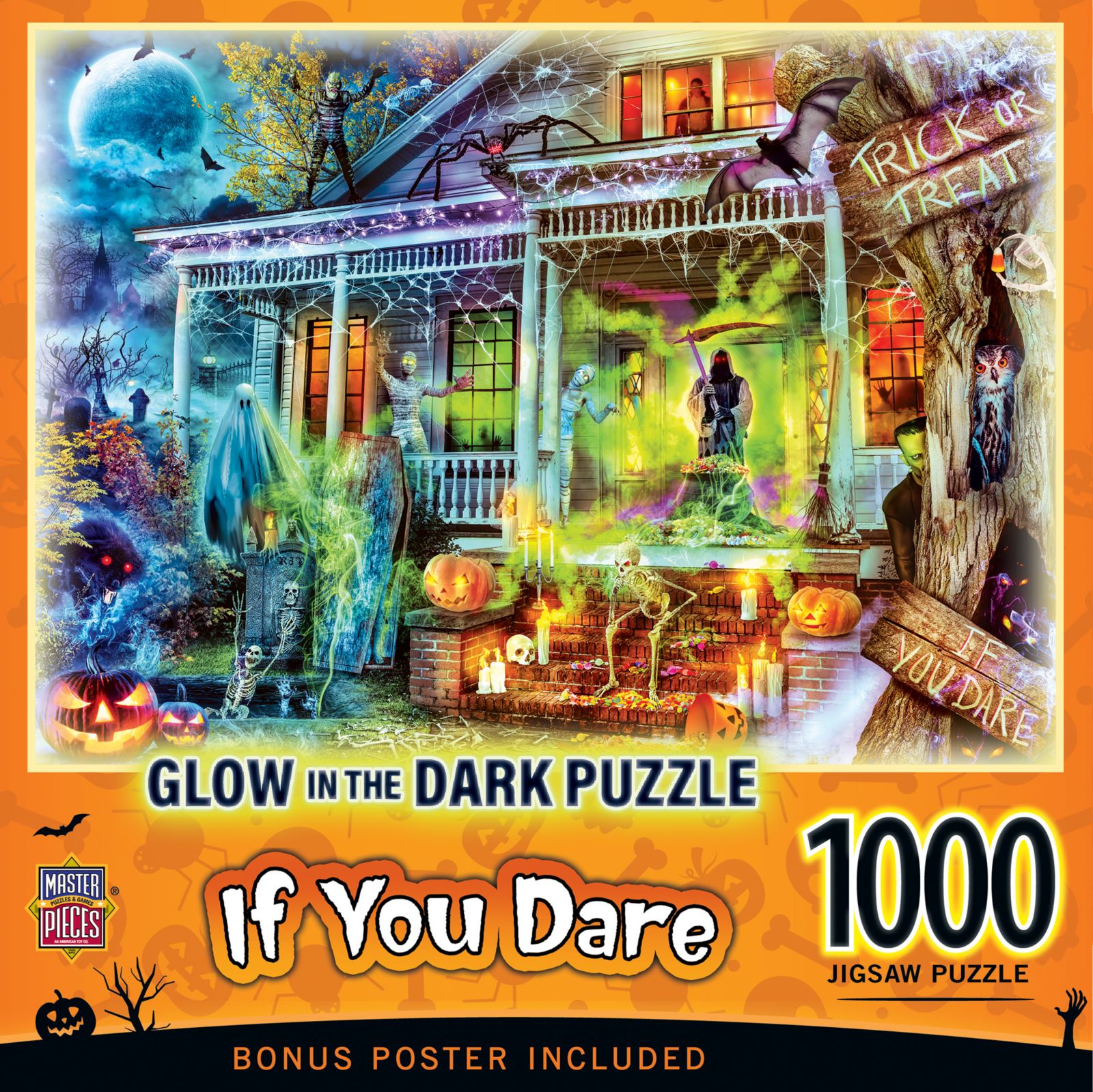 Пазл MasterPieces Glow in the Dark - If You Dare 1000 Piece