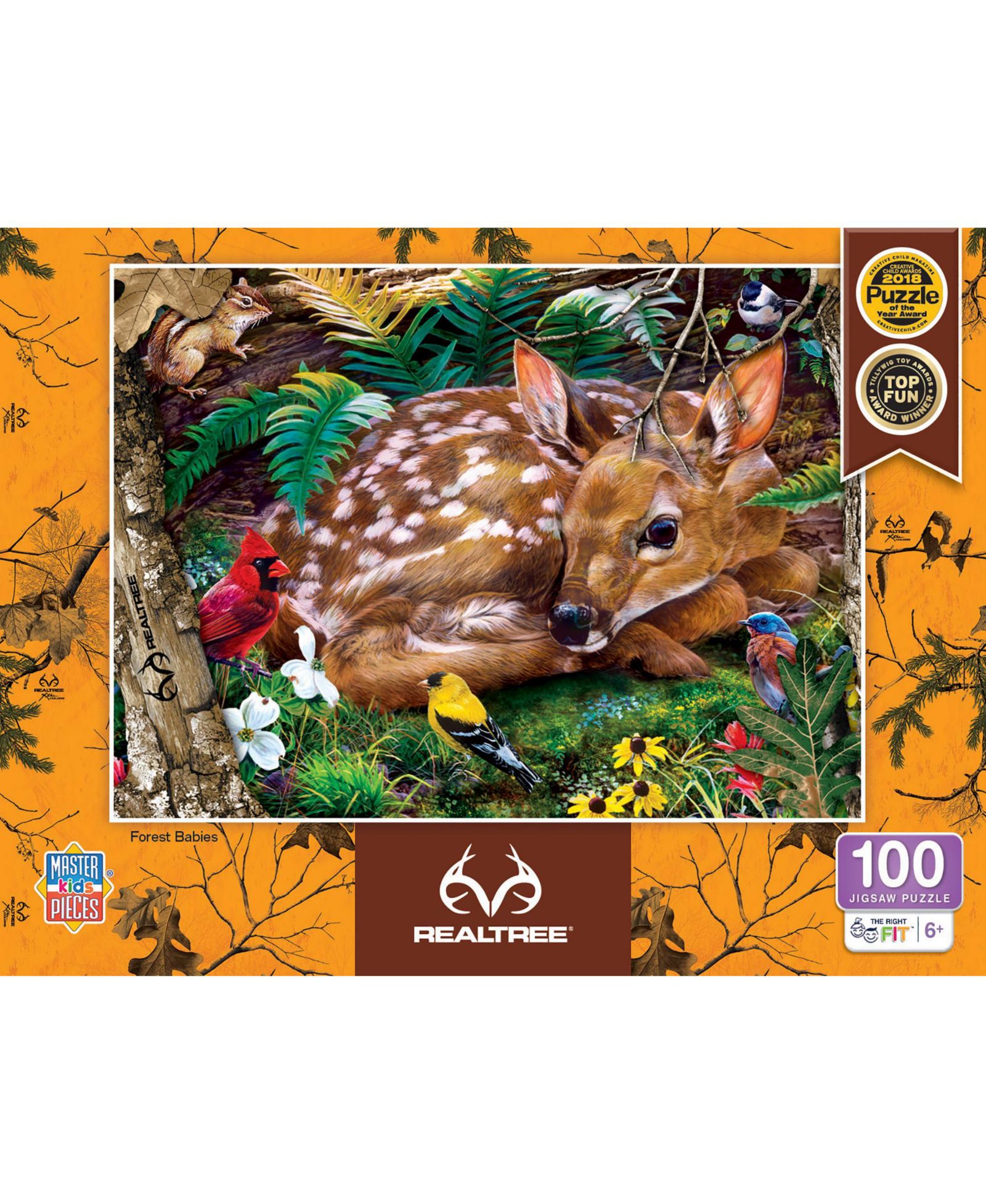 MasterPieces Realtree - Forest Babies пазл 100 деталей