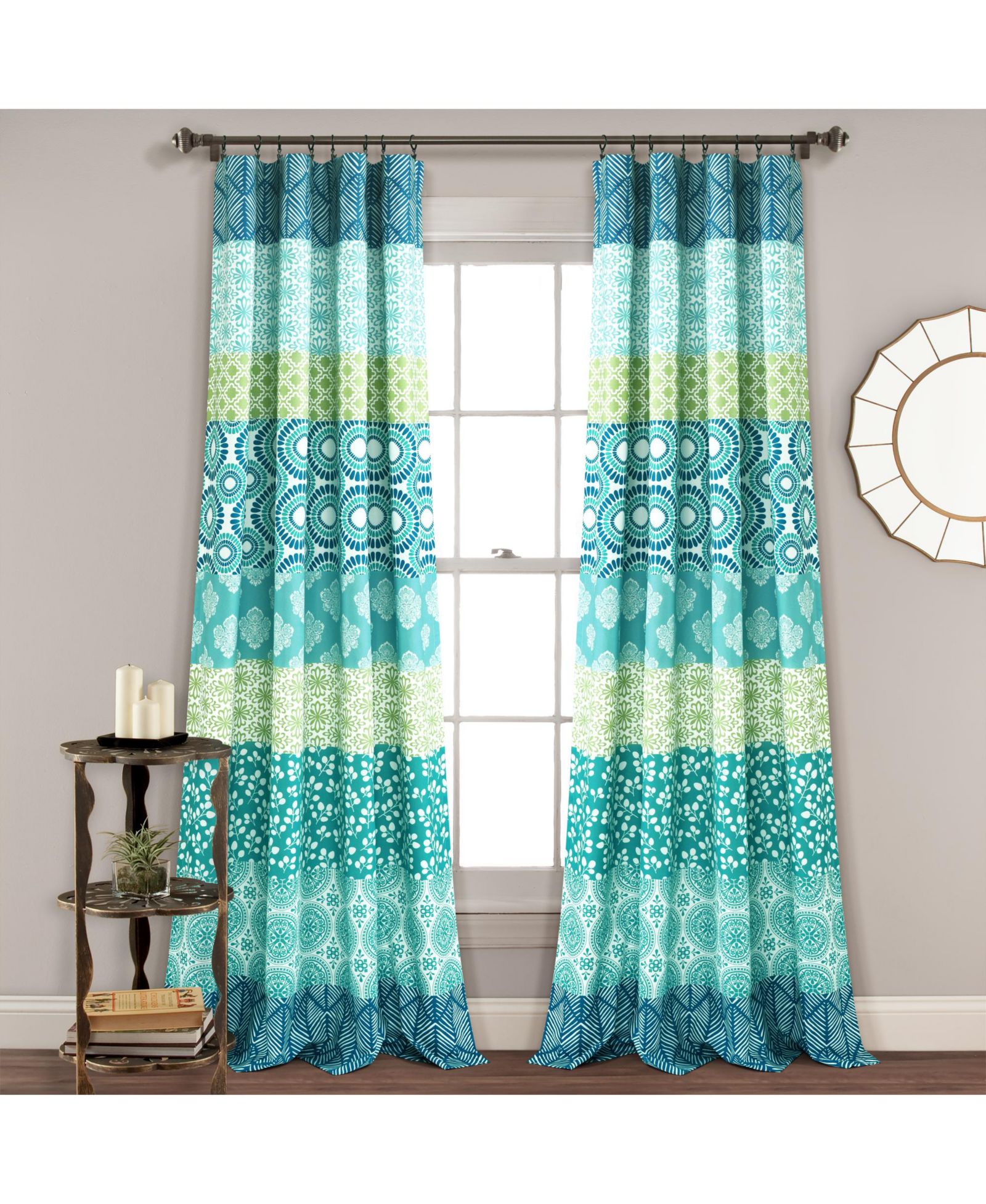 Lush Decor шторы Bohemian Stripe