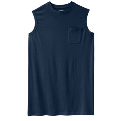 Мужская футболка KingSize Shrink-Less Longer-Length Lightweight Muscle Pocket Tee
