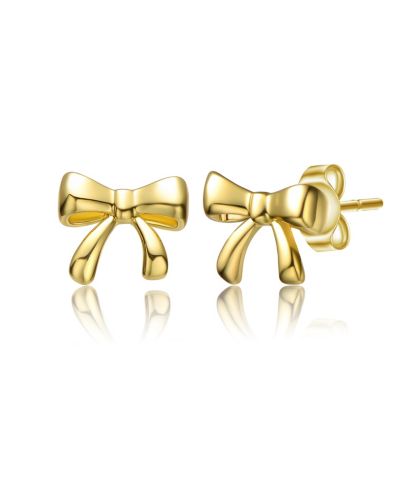 Серьги-гвоздики GiGiGirl Dainty 14k Gold Plated Wrapped Ribbons Mini