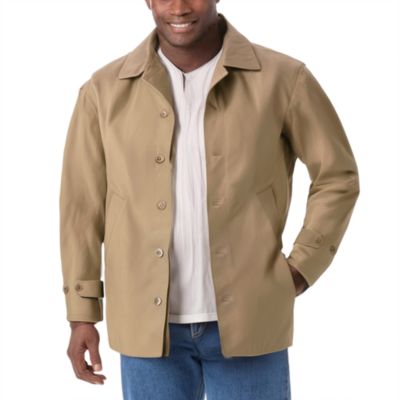 KingSize Men's Water-Resistant Trench Coat