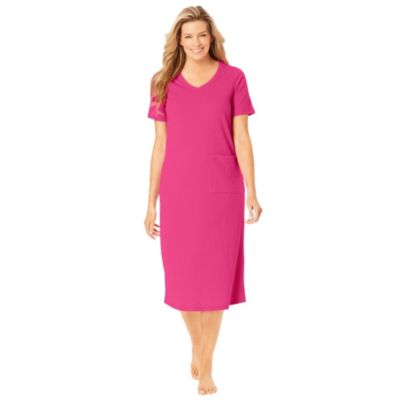Only Neccessities Plus Size Only Necessities Ribbed Sleepshirt