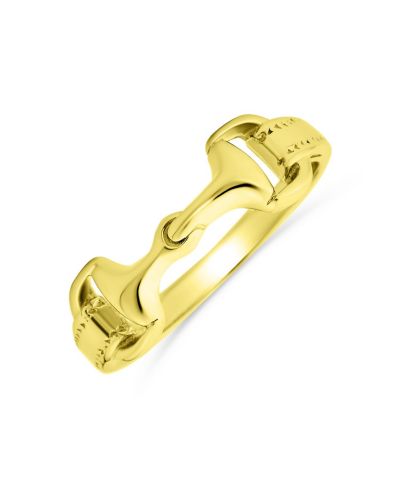 Кольцо Bling Jewelry Western Equestrian Horse Lover Snaffle Bit Band.925 Sterling Silver
