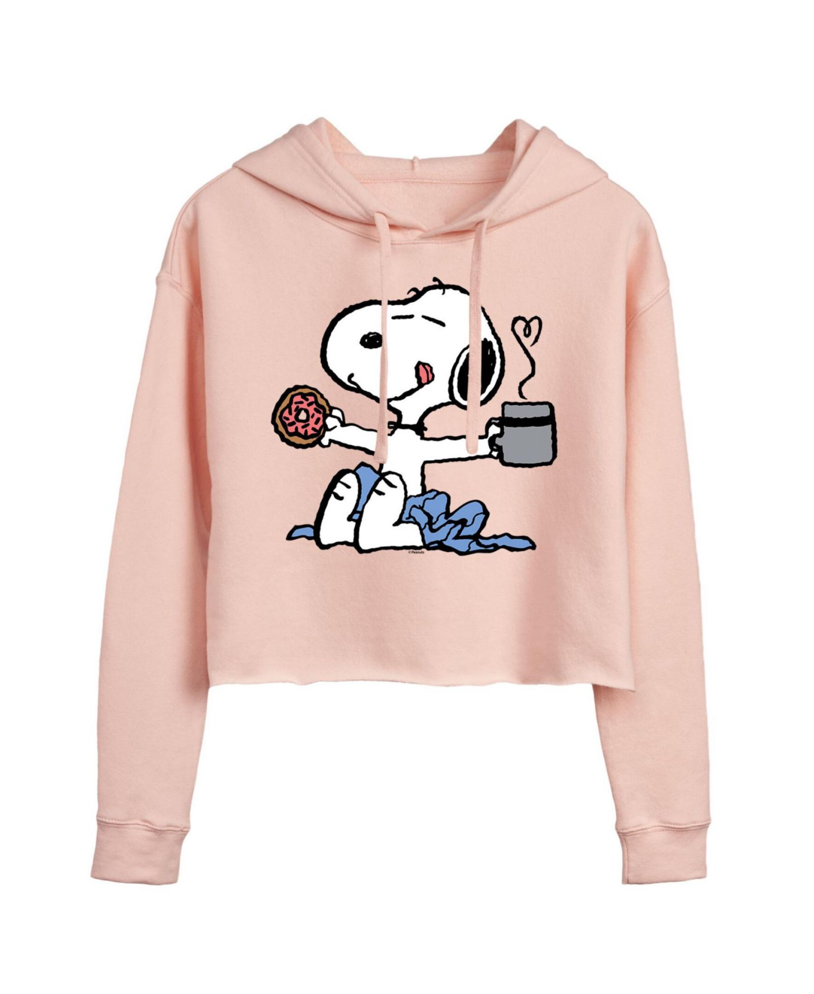 Детское укороченное худи Hybrid Apparel Peanuts Snoopy Graphic Cropped