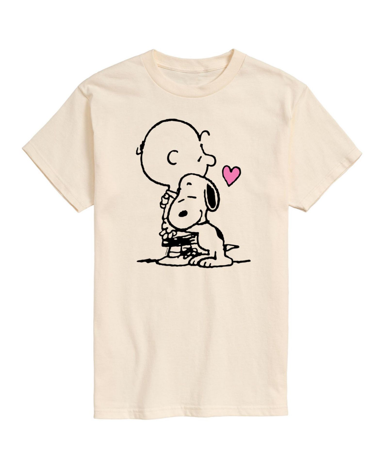 Hybrid Apparel Trendy Juniors Peanuts Hug Graphic Tee
