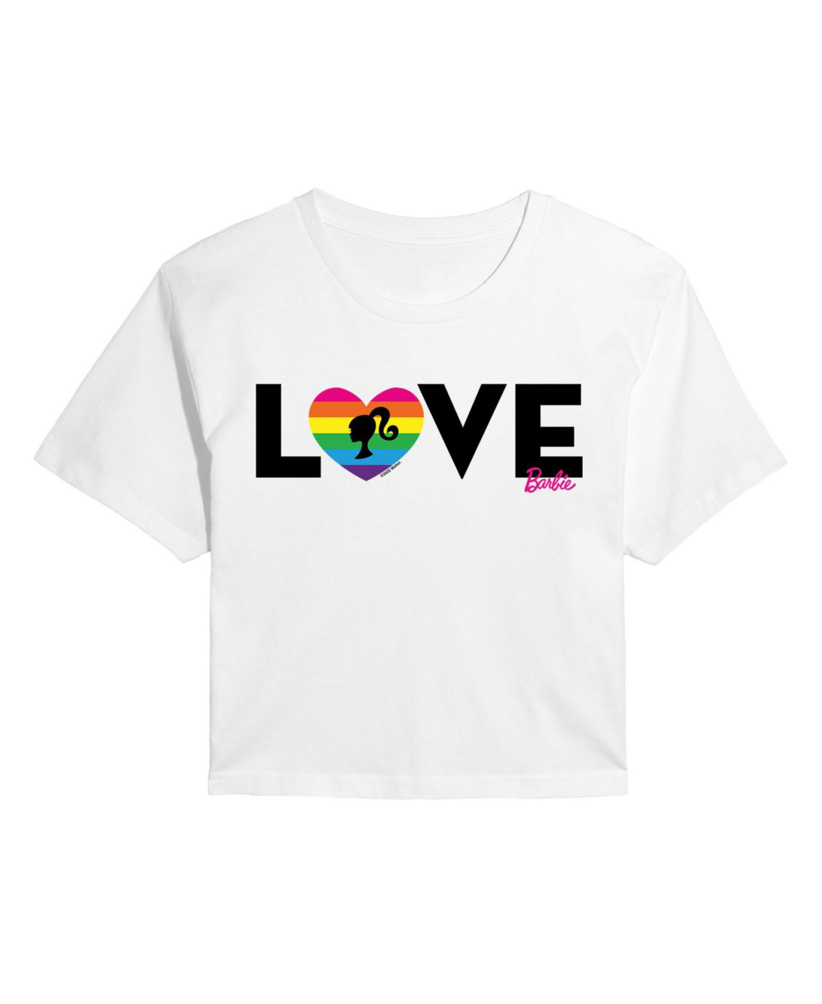 Детская укороченная футболка Hybrid Apparel Barbie Love
