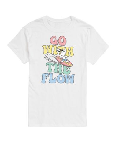 Hybrid Apparel Trendy Juniors Peanuts Surf Graphic Tee