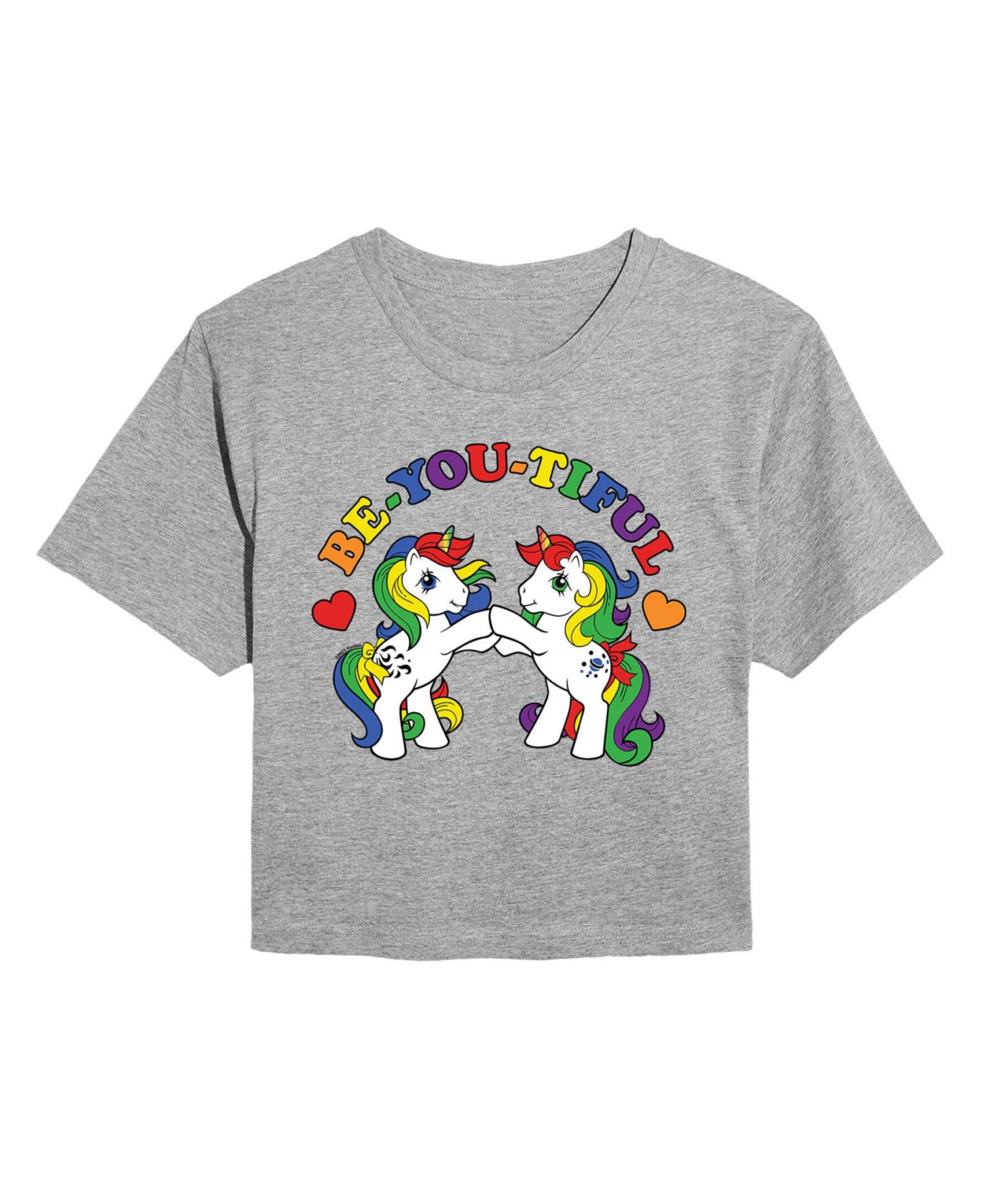 Hybrid Apparel Модная молодежная укороченная футболка MLP BEyoutiful
