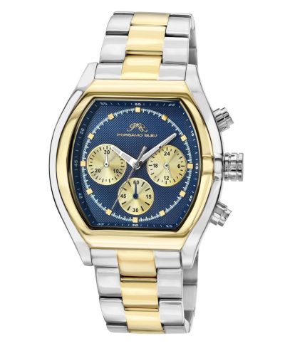 Мужские часы Porsamo Bleu Roman Chronograph Two-Tone Stainless Steel 42 mm