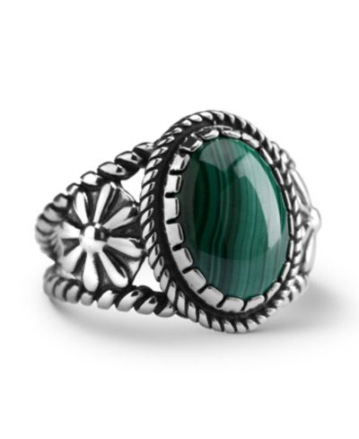 American West Jewelry Кольцо с натуральным камнем Flower Design