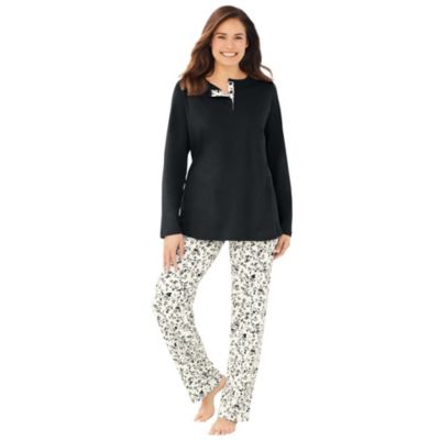 Only Neccessities Women's Only Necessities Henley PJ Set