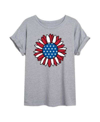 Детская футболка Hybrid Apparel Trendy Juniors Sunflower Graphic Oversized