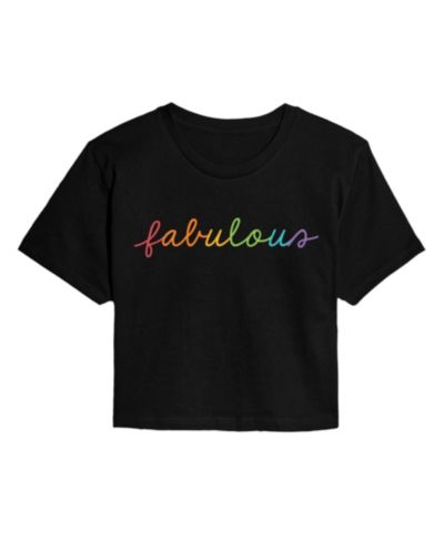 Модный укороченный топ Hybrid Apparel Trendy Juniors Fabulous Cropped Tee