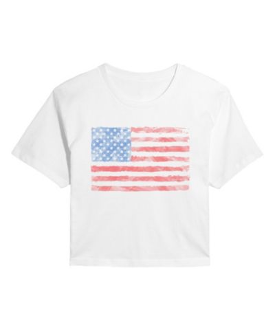 Укороченная футболка Trendy Juniors Flag от Hybrid Apparel