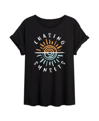 Свободная футболка Hybrid Apparel Trendy Juniors Sunsets Graphic