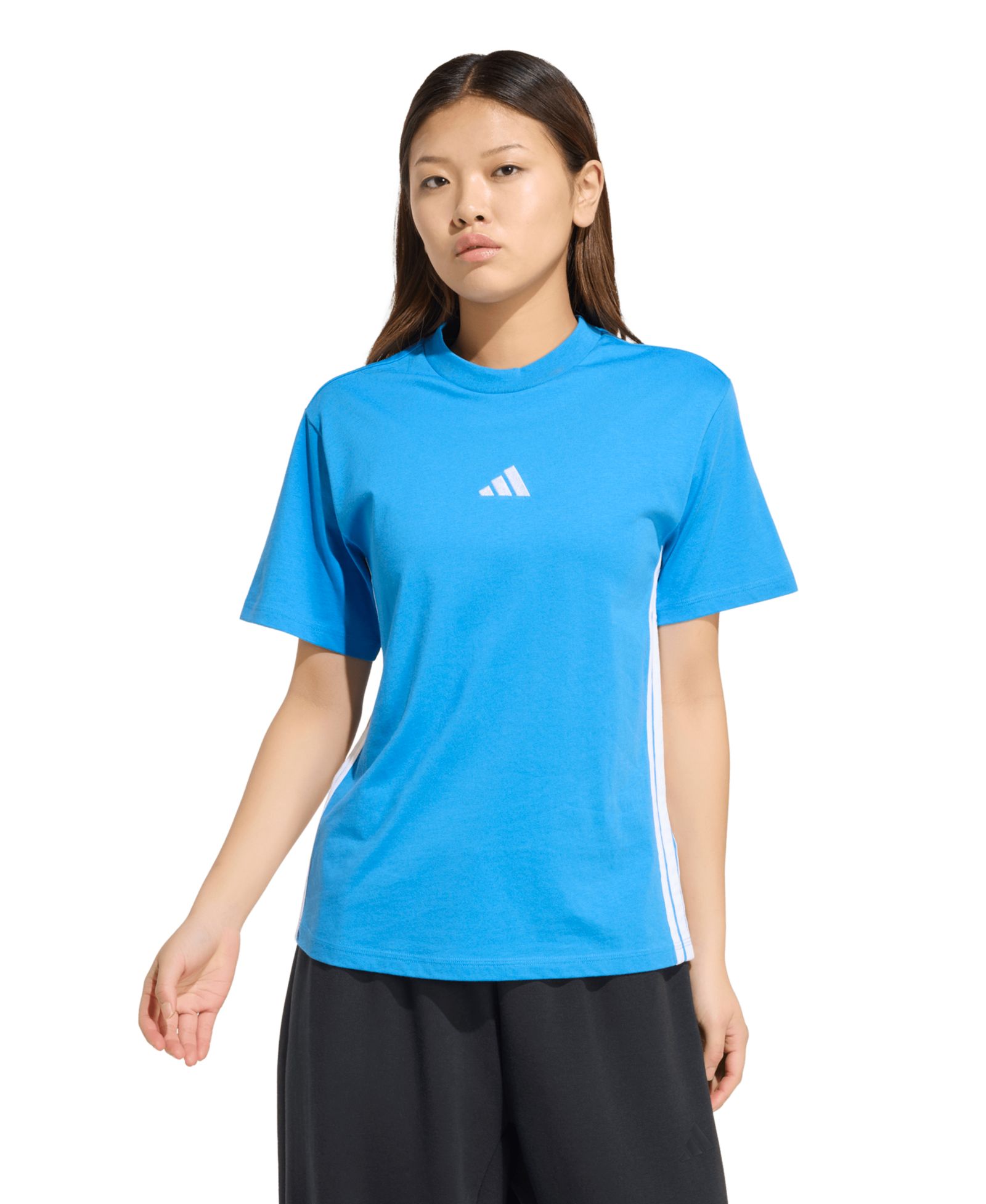adidas Women's Essentials 3-Stripes Cotton T-Shirt