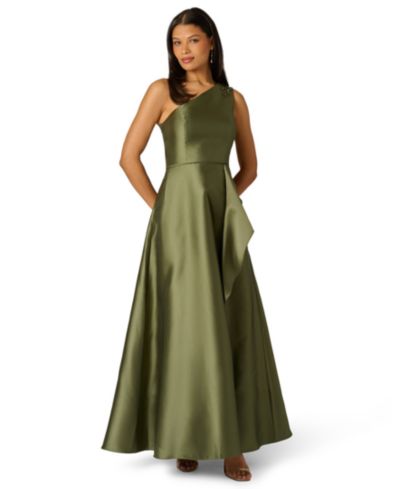 Adrianna Papell Женское вечернее платье Embellished One-Shoulder