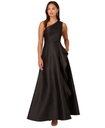 Adrianna Papell Женское вечернее платье Embellished One-Shoulder