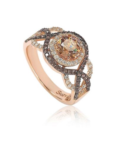 Кольцо Suzy Levian из стерлингового серебра с кубическим цирконием