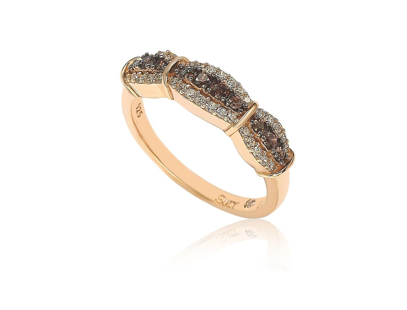 Кольцо Suzy Levian Sterling Cubic Zirconia Petite & Anniversary
