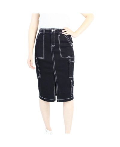 Indigo Poppy Women's Cargo Skirt