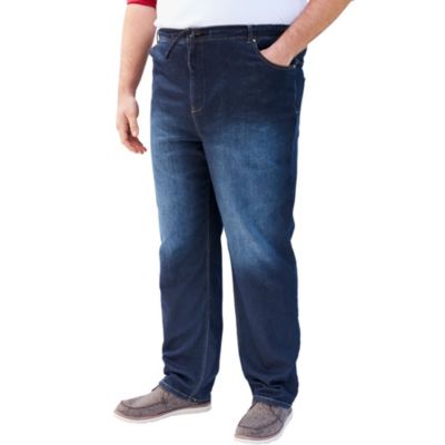 KingSize Мужские спортивные брюки из денима с 5 карманами