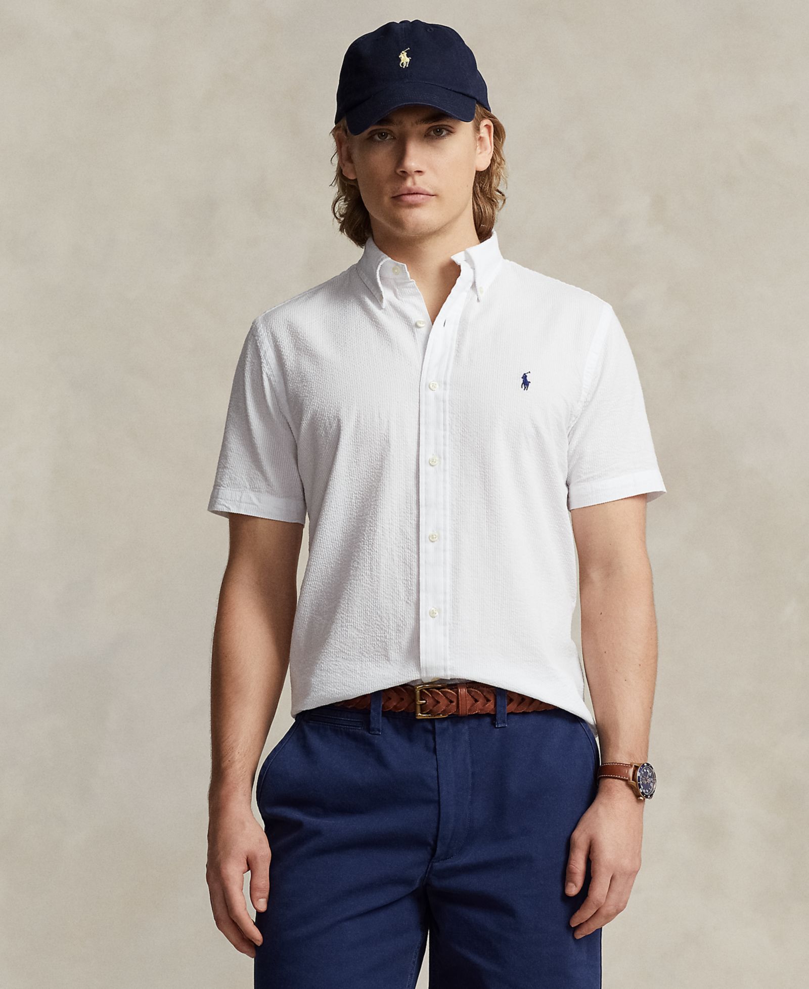 Polo Ralph Lauren Men's RL Prepster Classic-Fit Seersucker Shirt